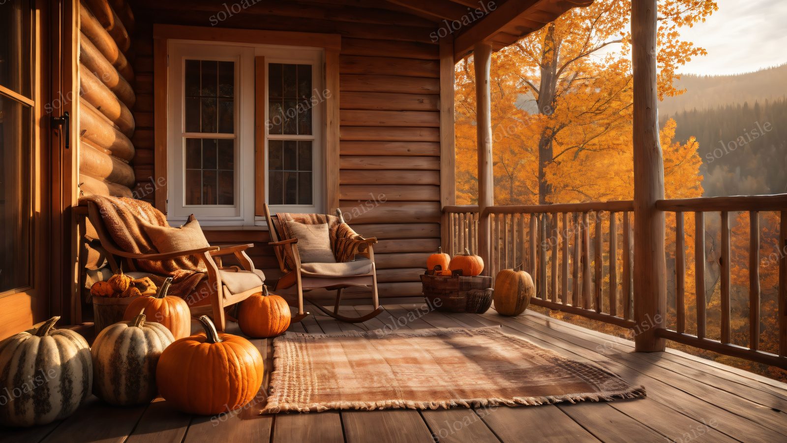 Cozy Autumn desktop wallpaper preview