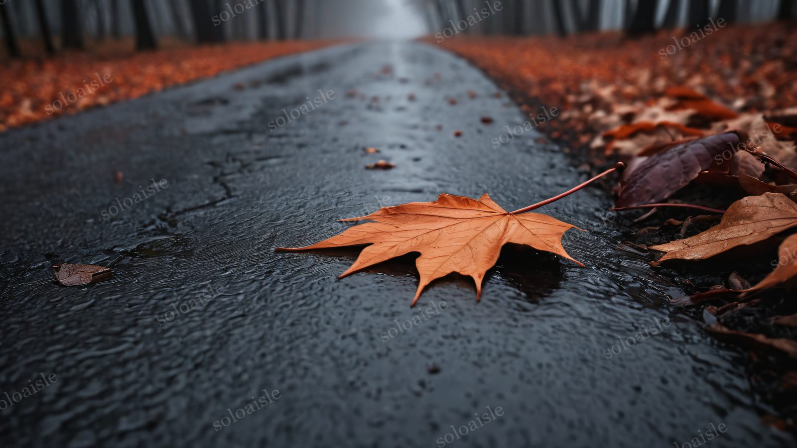 Moody Autumn desktop wallpaper preview
