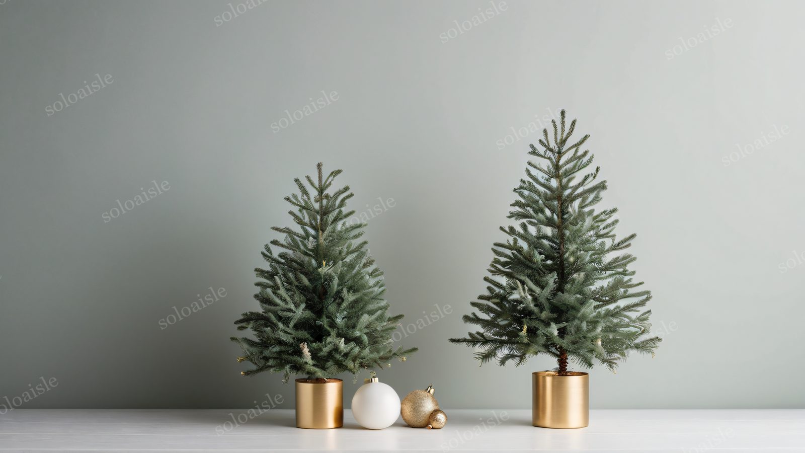 Minimalist Christmas desktop wallpaper preview