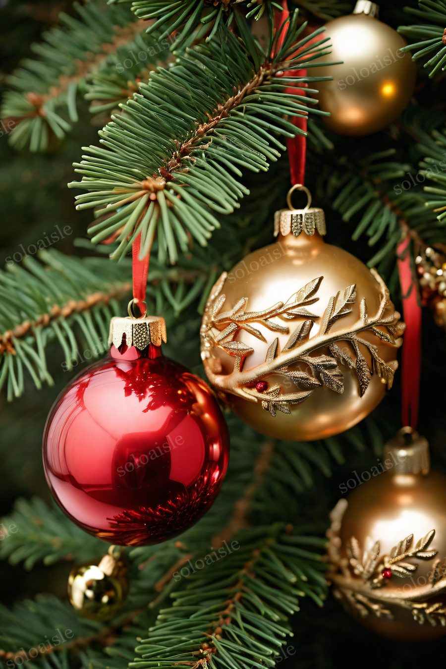 Vintage 1950s Christmas wallpaper preview