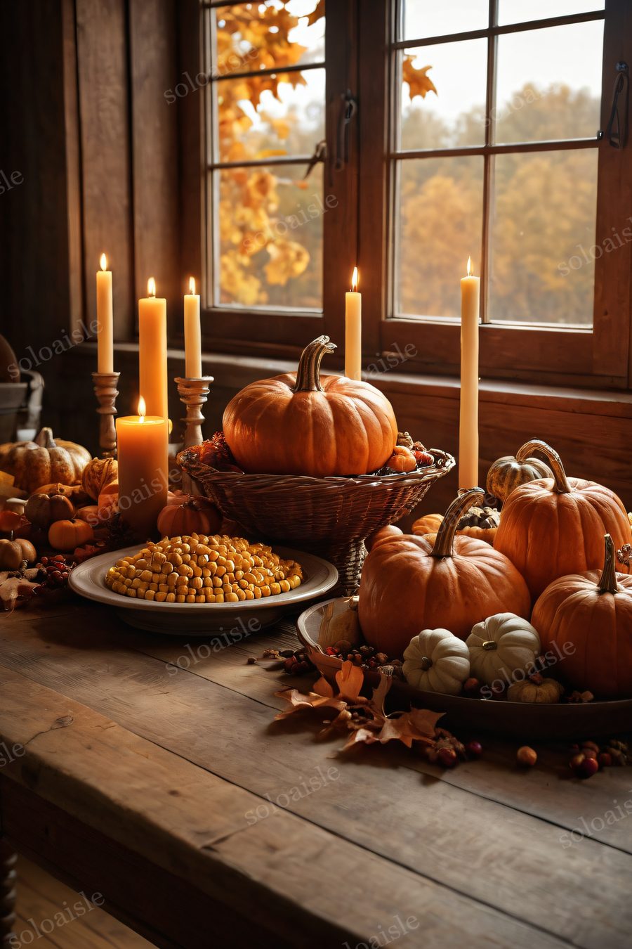 Thanksgiving Harvest wallpaper preview